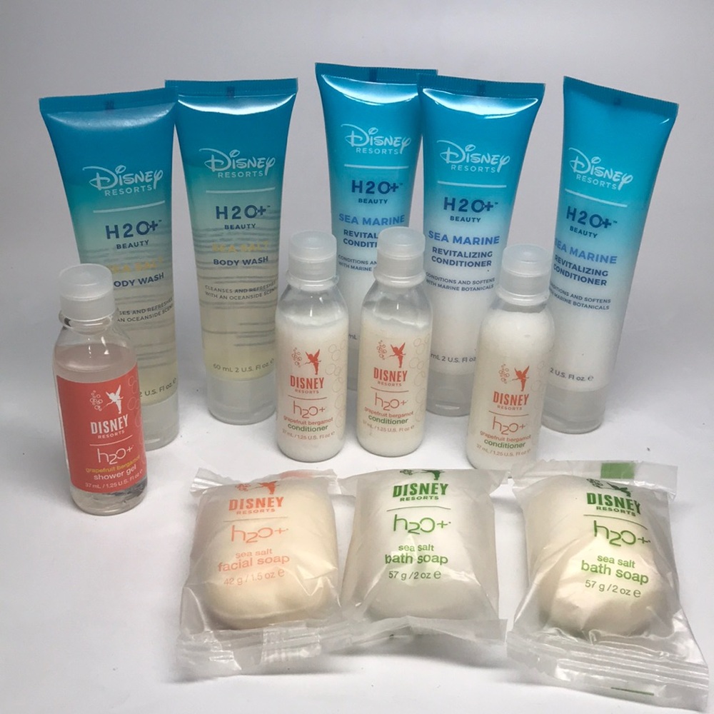 H2O+ Disney body wash conditioner facial bath soap